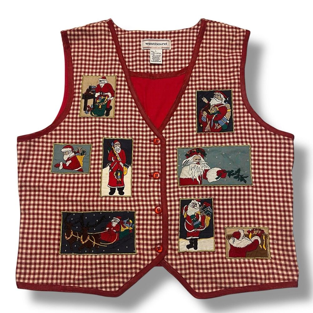 Westbound‎ Christmas Vest LG Santa